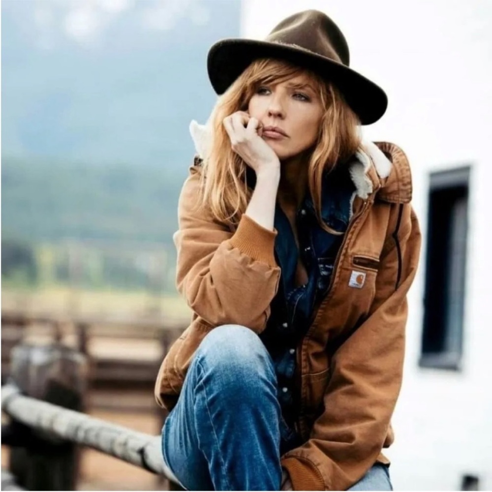 Carhartt Discontinued Sherpa Lined Wildwood Jacket 100815-211 Yellowstone XL